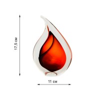 Скульптура для интерьера Капля средняя 17см х 11см