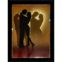 Встреча Влюбленных, 30х40 см, 628 кристаллов