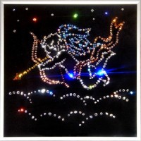 Амур, 25х25 см, 580 кристаллов