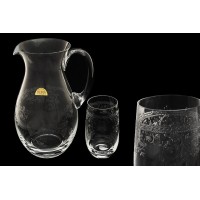 Набор для воды (кувшин + 6 стаканов) Европейский декор