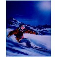 Горный экстрим,40х50 см, 918 кристаллов