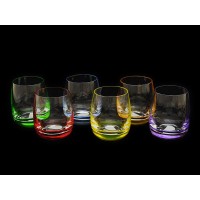 Набор стопок разноцветное дно 6 штук
