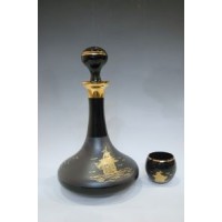 Набор для вина черн. (графин +6 стаканов)